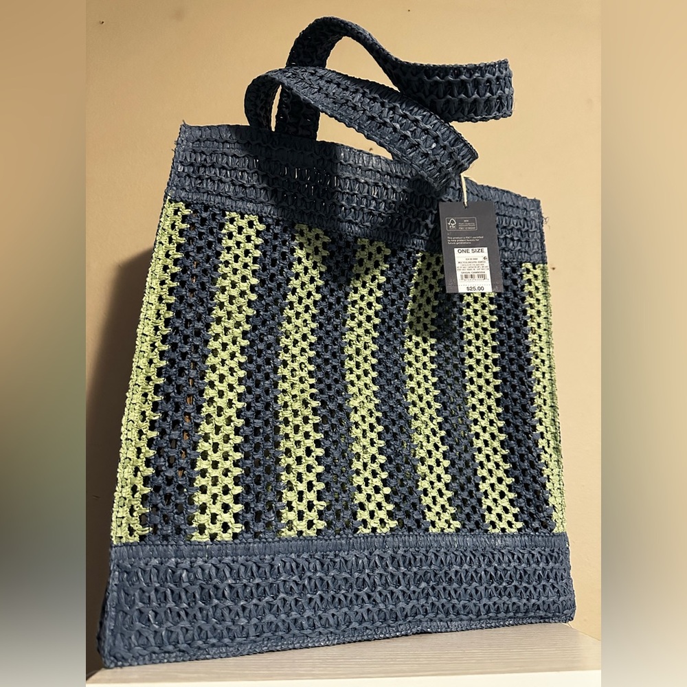 Raffia Large Tote Bag